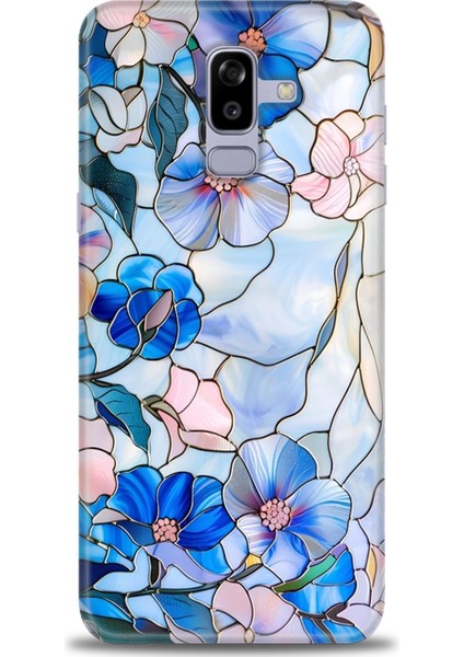 Samsung Galaxy J8 Hd Baskılı Kılıf + Seramik Tam Kaplayan Ekran Koruyucu 337