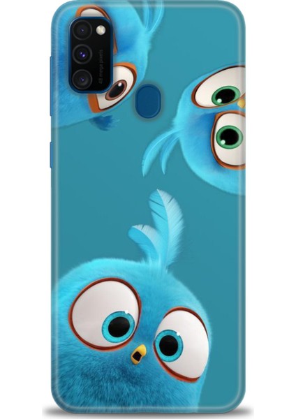Samsung Galaxy M21 Hd Baskılı Kılıf + Seramik Tam Kaplayan Ekran Koruyucu 364