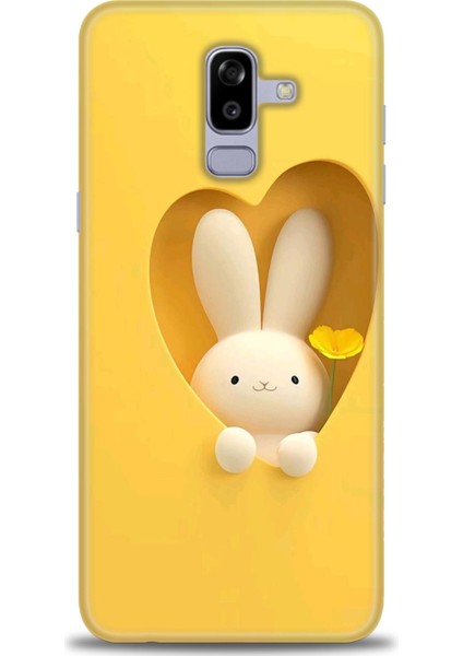 Samsung Galaxy J8 Hd Baskılı Kılıf + Seramik Tam Kaplayan Ekran Koruyucu 71