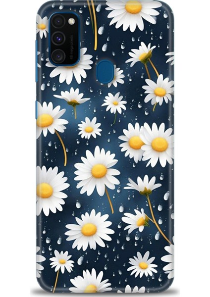 Samsung Galaxy M21 Hd Baskılı Kılıf + Seramik Tam Kaplayan Ekran Koruyucu 132