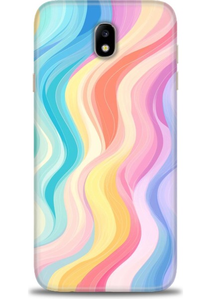 Samsung Galaxy J7 Pro Hd Baskılı Kılıf + Seramik Tam Kaplayan Ekran Koruyucu 424