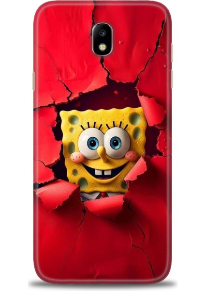Samsung Galaxy J7 Pro Hd Baskılı Kılıf + Seramik Tam Kaplayan Ekran Koruyucu 458