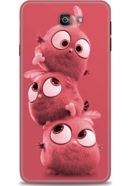 Samsung Galaxy J7 Prime Hd Baskılı Kılıf + Seramik Tam Kaplayan Ekran Koruyucu 370