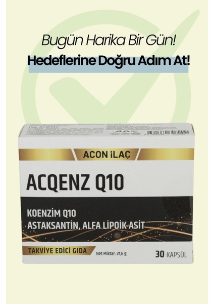 ACQENZ Q10 30 Kapsül fırsatları