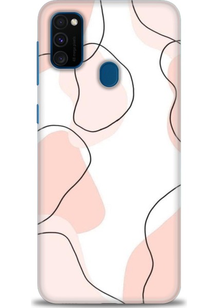 Samsung Galaxy M21 Hd Baskılı Kılıf + Seramik Tam Kaplayan Ekran Koruyucu 180