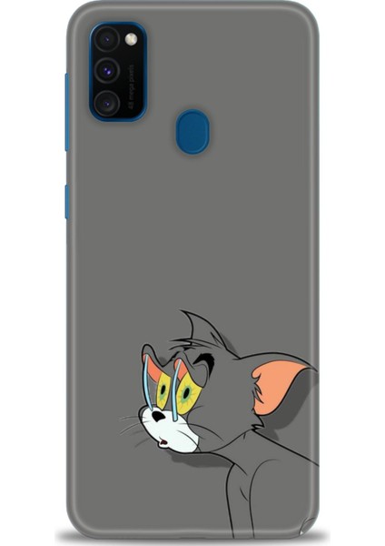 Samsung Galaxy M21 Hd Baskılı Kılıf + Seramik Tam Kaplayan Ekran Koruyucu 408