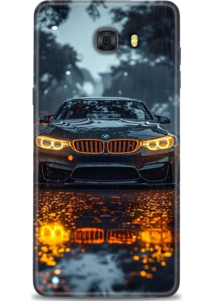 Samsung Galaxy C9 Pro Hd Baskılı Kılıf + Seramik Tam Kaplayan Ekran Koruyucu 488
