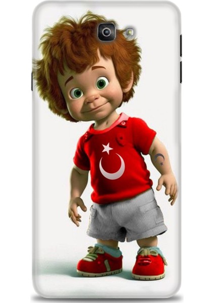 Samsung Galaxy J7 Prime Hd Baskılı Kılıf + Seramik Tam Kaplayan Ekran Koruyucu 247