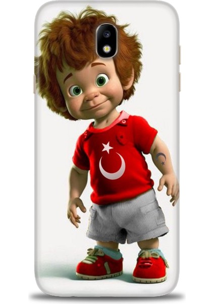 Samsung Galaxy J7 Pro Hd Baskılı Kılıf + Seramik Tam Kaplayan Ekran Koruyucu 247