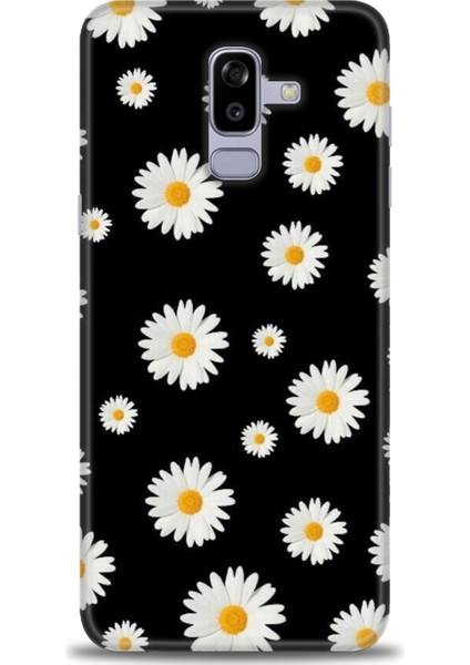 Samsung Galaxy J8 Hd Baskılı Kılıf + Seramik Tam Kaplayan Ekran Koruyucu 135