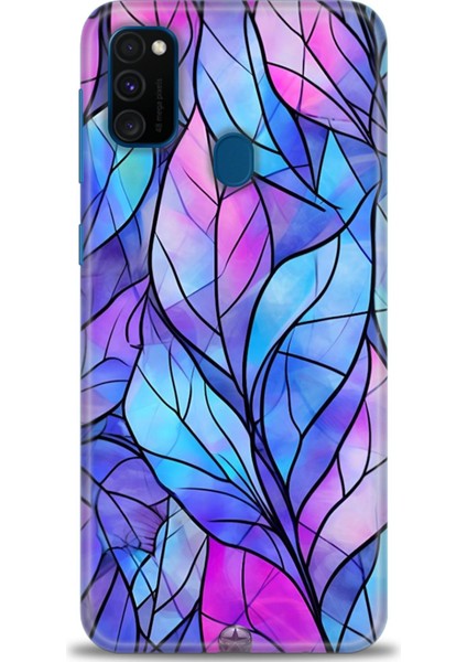 Samsung Galaxy M21 Hd Baskılı Kılıf + Seramik Tam Kaplayan Ekran Koruyucu 340