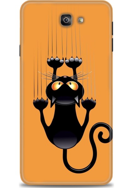 Samsung Galaxy J7 Prime Hd Baskılı Kılıf + Seramik Tam Kaplayan Ekran Koruyucu 62