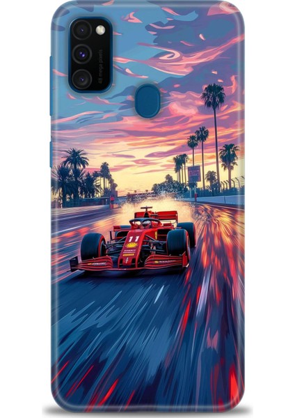 Samsung Galaxy M21 Hd Baskılı Kılıf + Seramik Tam Kaplayan Ekran Koruyucu 102