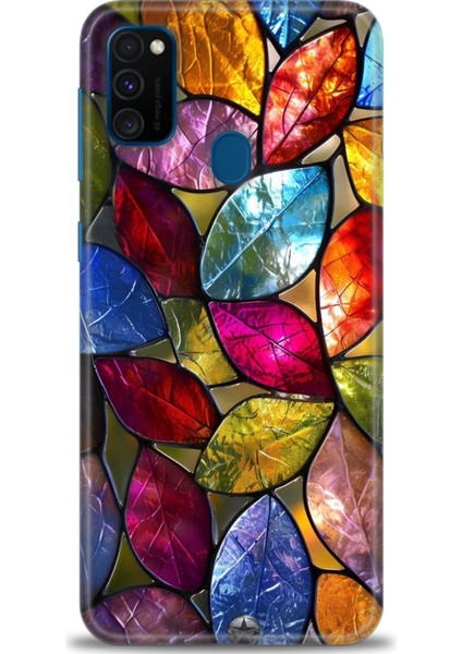 Samsung Galaxy M21 Hd Baskılı Kılıf + Seramik Tam Kaplayan Ekran Koruyucu 339