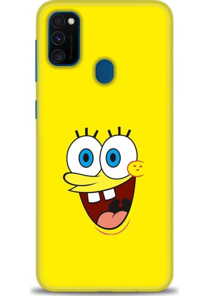 Samsung Galaxy M21 Hd Baskılı Kılıf + Seramik Tam Kaplayan Ekran Koruyucu 451