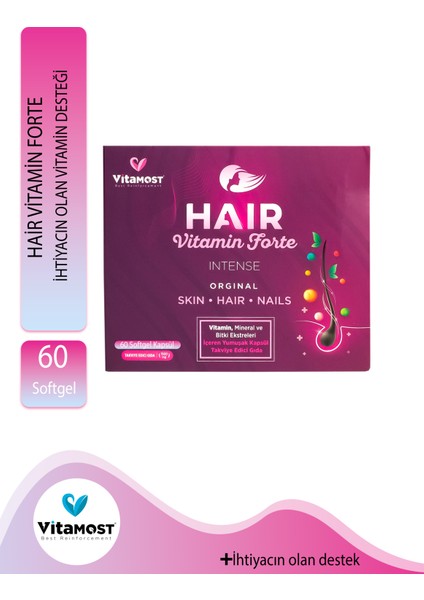Vitamin Forte Intense 60 Soft Jel Kapsül