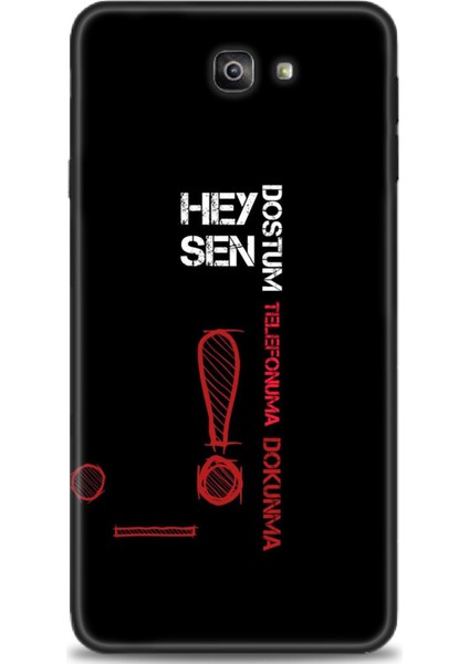 Samsung Galaxy J7 Prime Hd Baskılı Kılıf + Seramik Tam Kaplayan Ekran Koruyucu 392