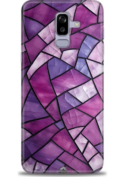 Samsung Galaxy J8 Hd Baskılı Kılıf + Seramik Tam Kaplayan Ekran Koruyucu 331
