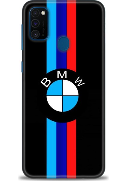 Samsung Galaxy M21 Hd Baskılı Kılıf + Seramik Tam Kaplayan Ekran Koruyucu 372