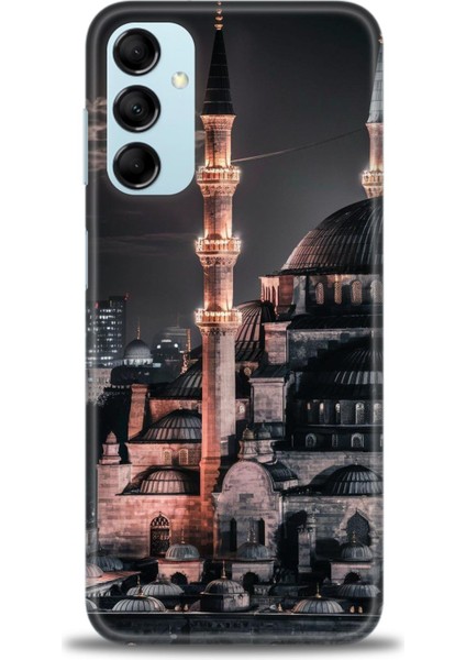 Samsung Galaxy M14 5g Hd Baskılı Kılıf + Seramik Tam Kaplayan Ekran Koruyucu 230