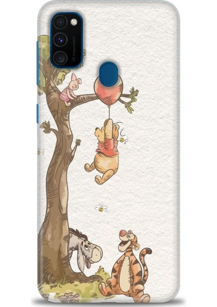 Samsung Galaxy M21 Hd Baskılı Kılıf + Seramik Tam Kaplayan Ekran Koruyucu 52