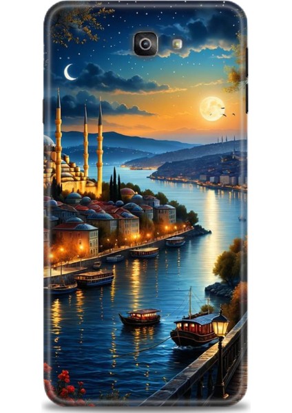 Samsung Galaxy J7 Prime Hd Baskılı Kılıf + Seramik Tam Kaplayan Ekran Koruyucu 222