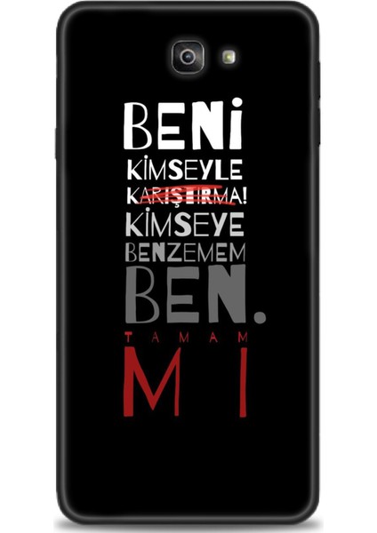 Samsung Galaxy J7 Prime Hd Baskılı Kılıf + Seramik Tam Kaplayan Ekran Koruyucu 396