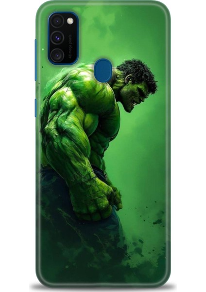 Samsung Galaxy M21 Hd Baskılı Kılıf + Seramik Tam Kaplayan Ekran Koruyucu 96
