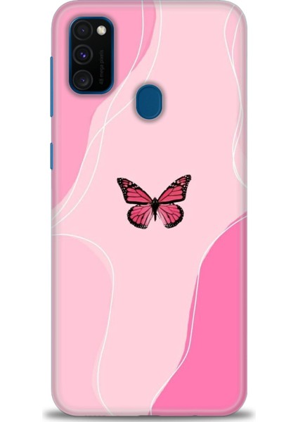 Samsung Galaxy M21 Hd Baskılı Kılıf + Seramik Tam Kaplayan Ekran Koruyucu 181