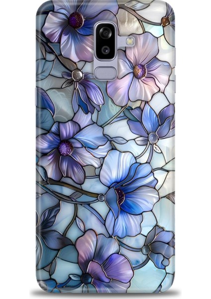 Samsung Galaxy J8 Hd Baskılı Kılıf + Seramik Tam Kaplayan Ekran Koruyucu 333
