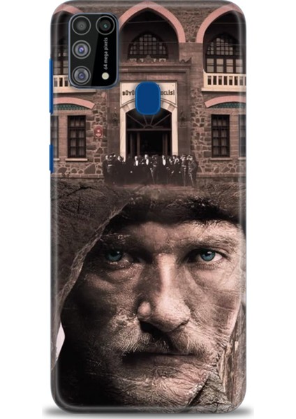 Samsung Galaxy M31 Hd Baskılı Kılıf + Seramik Tam Kaplayan Ekran Koruyucu 30