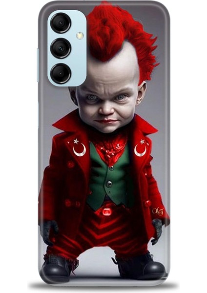 Samsung Galaxy M14 5g Hd Baskılı Kılıf + Seramik Tam Kaplayan Ekran Koruyucu 248