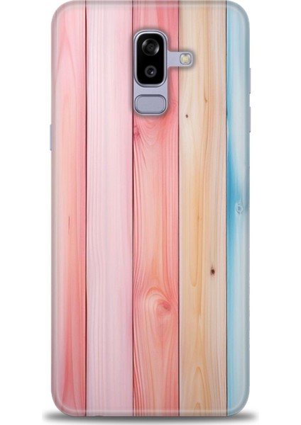 Samsung Galaxy J8 Hd Baskılı Kılıf + Seramik Tam Kaplayan Ekran Koruyucu 433