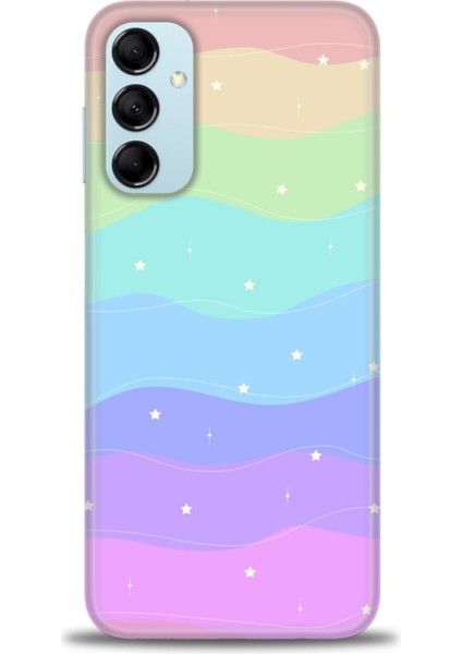Samsung Galaxy M14 5g Hd Baskılı Kılıf + Seramik Tam Kaplayan Ekran Koruyucu 423