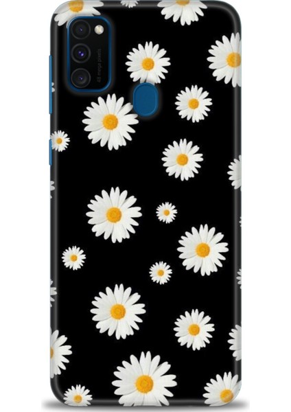 Samsung Galaxy M21 Hd Baskılı Kılıf + Seramik Tam Kaplayan Ekran Koruyucu 135
