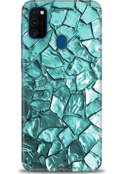 Samsung Galaxy M21 Hd Baskılı Kılıf + Seramik Tam Kaplayan Ekran Koruyucu 335
