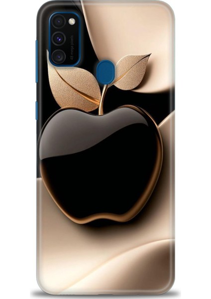 Samsung Galaxy M30S Hd Baskılı Kılıf + Seramik Tam Kaplayan Ekran Koruyucu 350