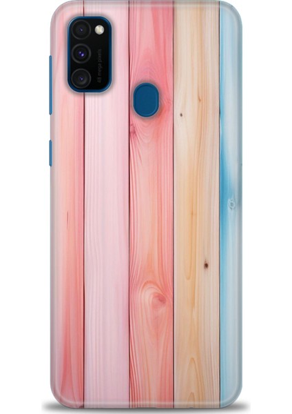 Samsung Galaxy M21 Hd Baskılı Kılıf + Seramik Tam Kaplayan Ekran Koruyucu 433