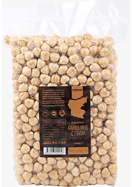 Kavrulmuş Fındık 1kg Vakumlu (Giresun Kalite)