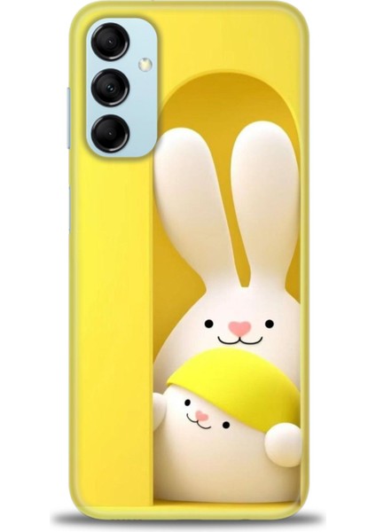 Samsung Galaxy M14 5g Hd Baskılı Kılıf + Seramik Tam Kaplayan Ekran Koruyucu 76