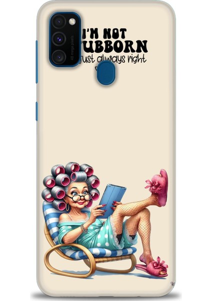 Samsung Galaxy M21 Hd Baskılı Kılıf + Seramik Tam Kaplayan Ekran Koruyucu 49