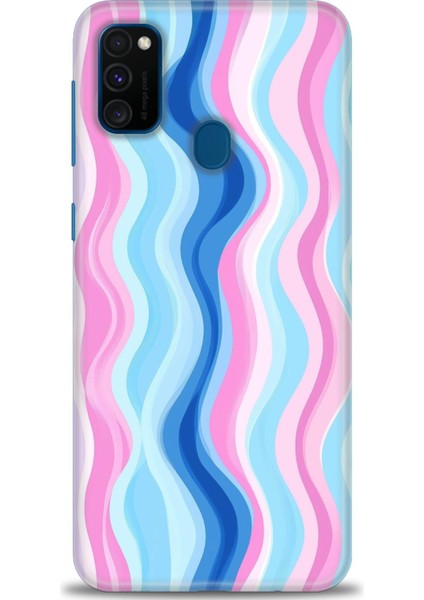 Samsung Galaxy M21 Hd Baskılı Kılıf + Seramik Tam Kaplayan Ekran Koruyucu 429