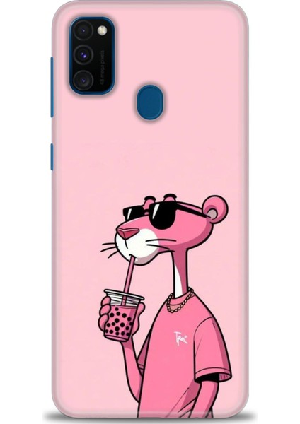 Samsung Galaxy M21 Hd Baskılı Kılıf + Seramik Tam Kaplayan Ekran Koruyucu 402