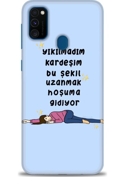 Samsung Galaxy M21 Hd Baskılı Kılıf + Seramik Tam Kaplayan Ekran Koruyucu 169