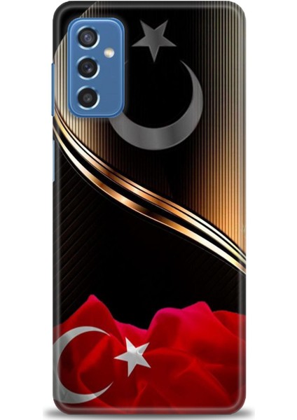 Samsung Galaxy M52 5g Hd Baskılı Kılıf + Seramik Tam Kaplayan Ekran Koruyucu 33