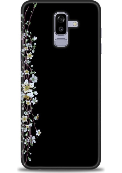 Samsung Galaxy J8 Hd Baskılı Kılıf + Seramik Tam Kaplayan Ekran Koruyucu 137