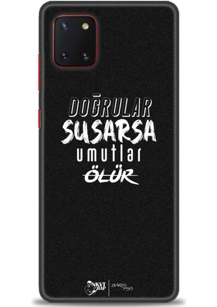 Samsung Galaxy Note 10 Lite Hd Baskılı Kılıf + Seramik Tam Kaplayan Ekran Koruyucu 395