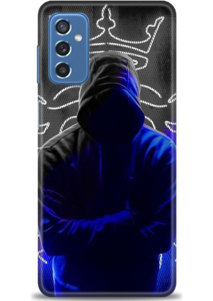 Samsung Galaxy M52 5g Hd Baskılı Kılıf + Seramik Tam Kaplayan Ekran Koruyucu 357