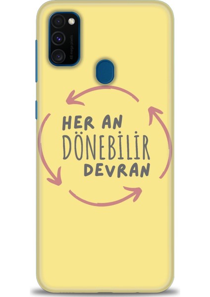 Samsung Galaxy M21 Hd Baskılı Kılıf + Seramik Tam Kaplayan Ekran Koruyucu 167