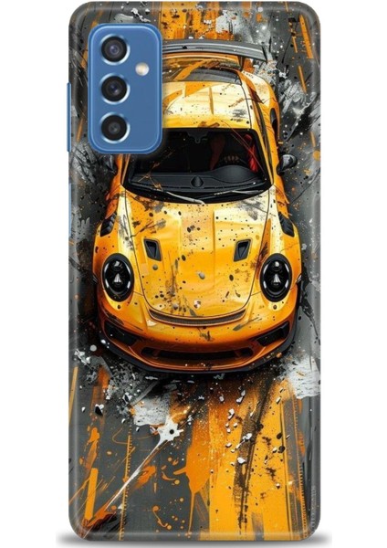 Samsung Galaxy M52 5g Hd Baskılı Kılıf + Seramik Tam Kaplayan Ekran Koruyucu 104